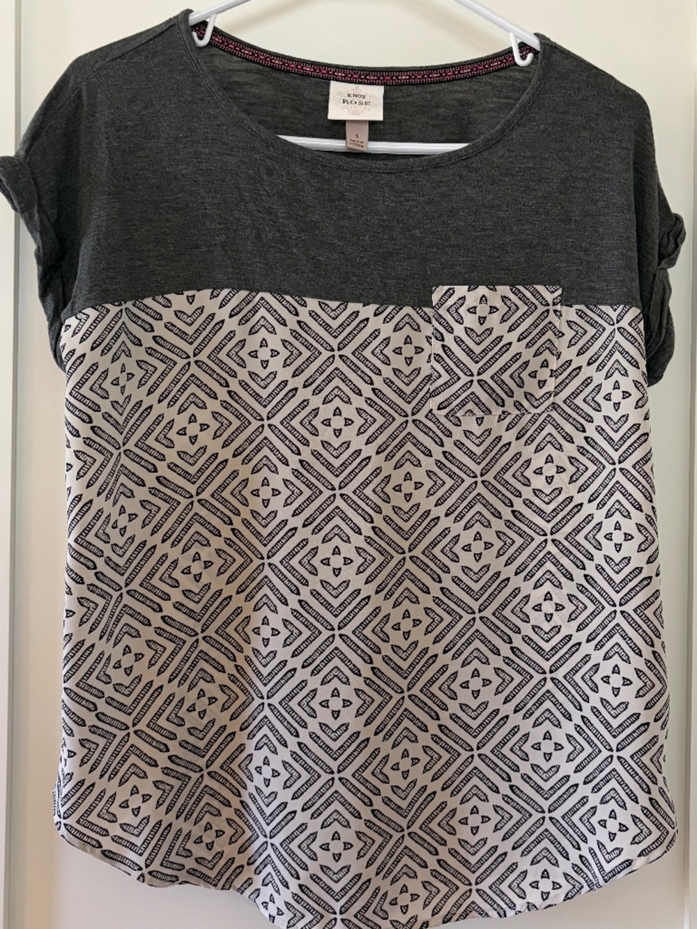 short-sleeve blouse